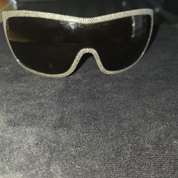 Prada Black and Gold Sunglasses - Picture 1 of 3